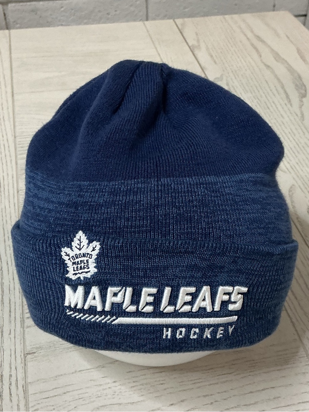 Fanatics Authentic Pro Toronto Maple Leaf Beanie Unisex Hat Blue Cuffed Knit NHL